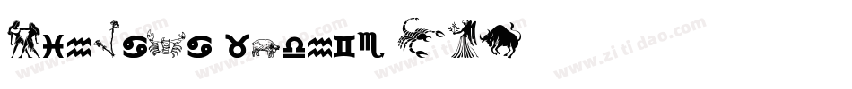 Chinese Zodiac TFB字体转换